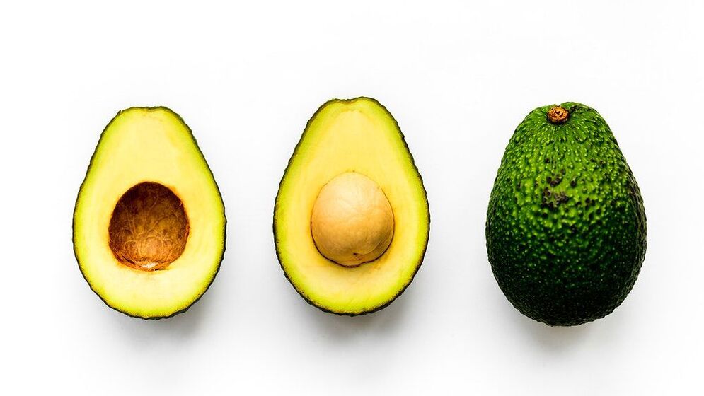 Avocados als Teil von keto black